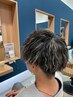 【メンズカラー人気NO1】カット×メッシュキャップホワイトメッシュ