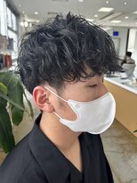 アトリーチェ 昭和店(ATTRICE) 甲府昭和町波巻きスパイラルパーマツイストパーマメンズマッシュ