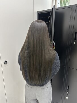 ディジョン 自由ヶ丘(Dijon) 韓国顔まわりレイヤーカットグレージュオリーブベージュブラウン