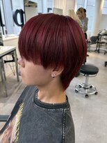 ユーフォリア 渋谷グランデ(Euphoria SHIBUYA GRANDE)&nbsp;メンズレッドカラー   ブリーチカラー  Syuri