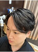 前垂れパーマ