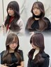 【Miyuu指名☆盛れる韓国風hair】お顔周りカット+カラー+AujuaTR+韓国仕上げ