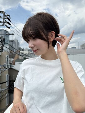 ロンド 表参道店(Lond) ミニウルフレイヤーカット顔周り前髪韓国ショートボブ/原宿