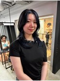 ネイビーインナー×レイヤー