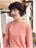 LA PENSEE / beige 田川 / スパイラルボブパーマ