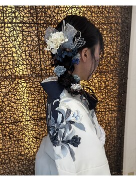 ギッシュ イオン小牧店(guiches) 【成人式ヘアセット】編みおろし