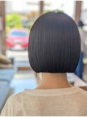 10代20代30代かわいい切りっぱなしボブ