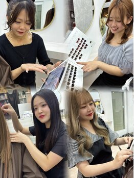 ラビス(Lovis)の写真/女性ならではの柔軟な目線で似合うスタイルをご提案！丁寧なカウンセリングで髪のお悩みも相談しやすい◎