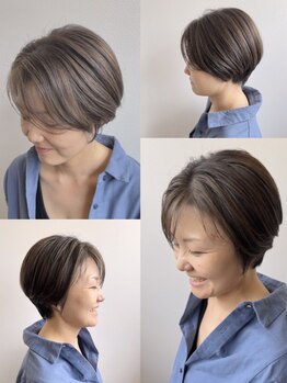ハル ヘアラボ(HARU hair labo)の写真/『錆びない大人』の白髪染め