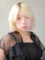 ガリカ 横浜(Gallica)&nbsp;エアリーボブ×ハイトーンベージュ