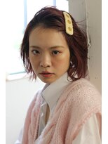 フェンヘアーアイス 中目黒(Fen.hair ici)&nbsp;大人可愛い丸みボブピンクラベンダーベージュベビーピンク