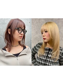 【幅広いデザイン力とツヤ×透明感】で初めてのブリーチでも安心◎マンツーマンのオーダーメイドカラーを♪