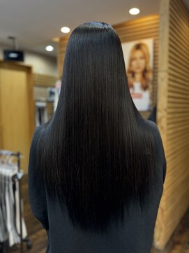 ヘアーメイク ダンス(hair make DANCE) ＊米子／艶感たっぷりの大人暗髪ロング × 美髪形成＊