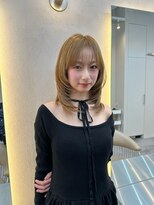 ハローバイシー 仙台(Hello by Sea)&nbsp;透明感ベージュのエアリーレイヤーミディ