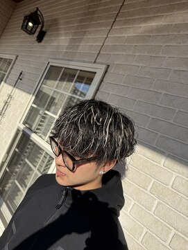 ツイスパ×金メッシュ