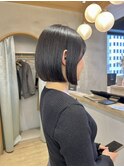★内にまとまる場は切ります!ショートボブ!内巻きボブ横浜