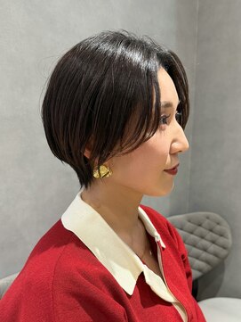 #大人ショート#透明感ブラウン/森岡俊亮