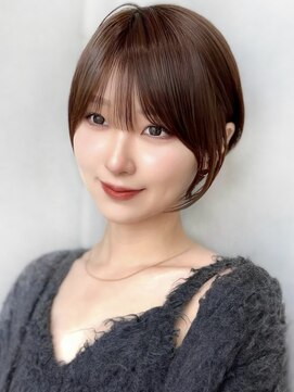 セイドット オモテサンドウ(Say. omotesando) Say.レイヤーショートショートボブローズブラウンモーヴピンク