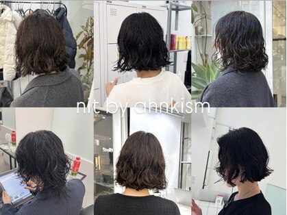 nit by AHNKISM 【パーマ/ボブパーマ/ボブ/ニュアンスパーマ/切りっぱなしボブ】の写真