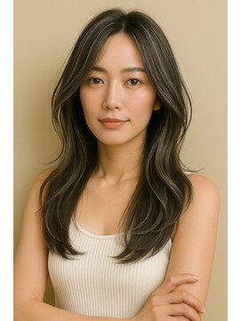 エルピス 中央林間店(elpis) 白髪を活かした白髪ぼかしハイライト