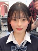 似合わせカットで可愛いボブに！