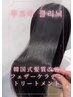 韓国式フェザーケラチントリートメント /韓国式の髪質改善・羽毛ケラチン使用
