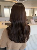 桑名ロングレイヤーカットハッシュカット透明感カラー重めロング