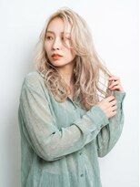 アッシュ 川口店(Ash)&nbsp;髪質改善/透け感グレージュ/前髪パーマ/ハイライト/川口駅/川口