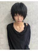 ハッシュカット・ショートウルフ・レイヤーショート　ll