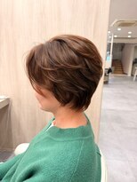 イマージュ 志免店(image)&nbsp;ふんわり流れる大人の上品ショートボブ