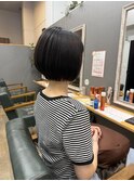 乾かすだけでまとまる大人可愛い丸みコンパクトボブ