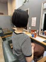 エニー 四条大宮(aNy) 乾かすだけでまとまる大人可愛い丸みコンパクトボブ