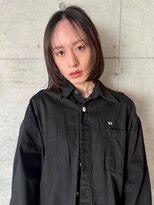 スクリーンギンザメゾン 銀座(SCREEN GINZA MAISON.) ミルクティーブロンド/ダークブルー/デジタルパーマ/銀座