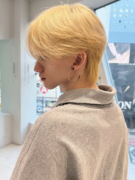 ノラ シブヤ(NORA) 韓国マッシュウルフミニウルフセンターパートシースルーマッシュ