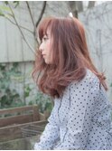 秋髪sweetイルミナカラーコーラルピンクby premier models☆
