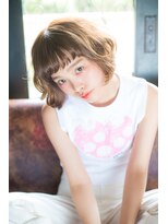 エリア(area) 【area本店 西大島】くせ毛風 カール マッシュ 大人ボブ☆