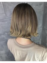 ヘアサロンエム 川越(HAIR SALON M)&nbsp;外ハネボブ/アッシュブラウン/ネオウルフ/デザインカラー