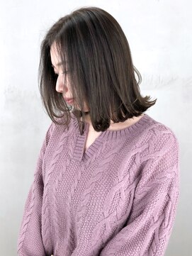 アイティー バイ アルバム 浦和店(IT by ALBUM) ミントアッシュ_ココアブラウンフリンジウェーブ_ba278403