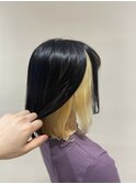 抜きっぱなしインナーカラー