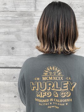 エイト 沖縄豊崎店(EIGHT toyosaki) 【EIGHT 豊崎】お客様スタイル_バレイヤージュボブ