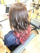 ルッカヘアガーデン バイ ラッシュゴールド(RUCCA HAIR GARDEN by LUSH GOLD)&nbsp;グラデーション×レッド