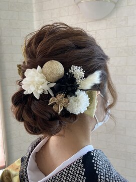 サロン Salon アイ アート 成人式 ヘアセット