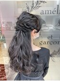 【amelie et garcon 岩槻店】お呼ばれハーフアップ