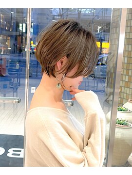 ラボー ノースプラザ店(LA'BO) 【LA'BO三浦】前下がりデザインショート