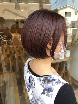 クラップス 杉田店(CLAPS) ボブ×ピンクブラウン