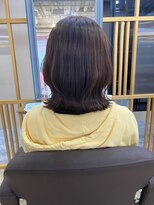 ぱつっとミディボブ