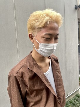 アール 北千住店(ar) メンズショート ミルクティーカラー