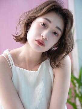 ヘアーサロン リアン 鴻巣店(hair salon Rien) ペールベージュ/セクションカラー/モテ髪カタログ/[鴻巣/鴻巣駅]