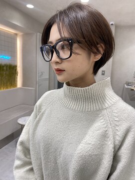 ロンドブルーム 天神大名店(Lond Bloom) 前髪長め丸みショート/ショートボブ/マッシュショート/ショート