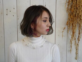 楽流頭 オブヘアー(of hair)の写真/繊細なカット技術の【楽流頭　of hair】ショート～ロングまで幅広く似合わせる技術×センスに感動！